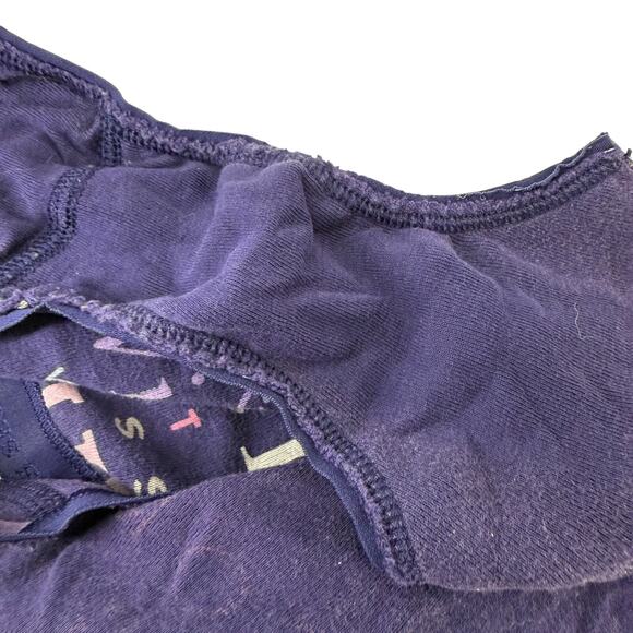 Victoria's Secret Panty Cotton High Leg All Over Print Logo Xlarge Comfort - Picture 4 of 6